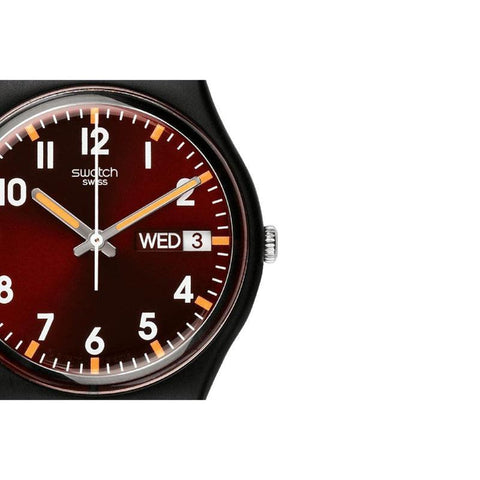 The Watch Boutique Swatch Originals Sir Red Watch SO28B704