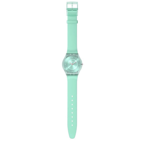 The Watch Boutique Swatch PASTELICIOUS TEAL Watch SS08L100