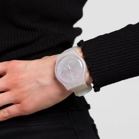 The Watch Boutique Swatch PINK MIST Watch SUOK155