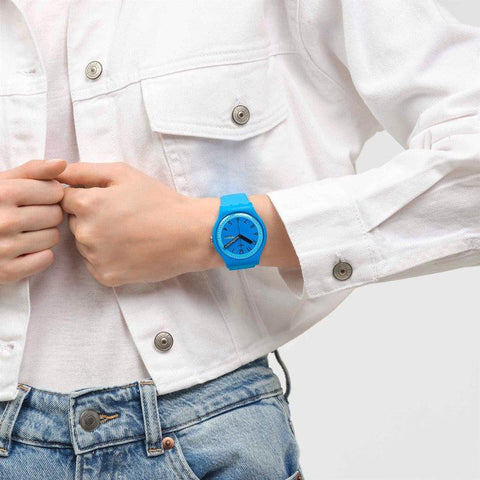The Watch Boutique Swatch PROUDLY BLUE Watch SO29S702