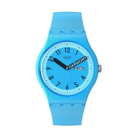 The Watch Boutique Swatch PROUDLY BLUE Watch SO29S702