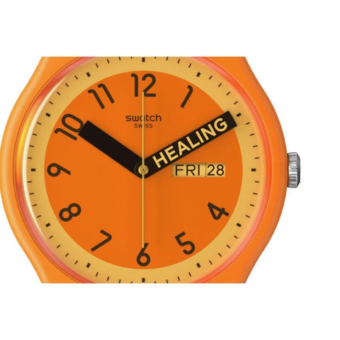 The Watch Boutique Swatch PROUDLY ORANGE Watch SO29O700