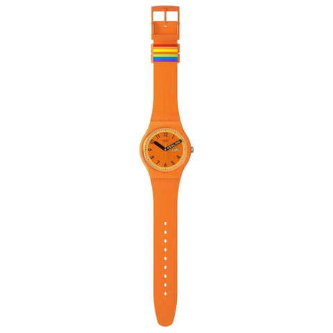 The Watch Boutique Swatch PROUDLY ORANGE Watch SO29O700