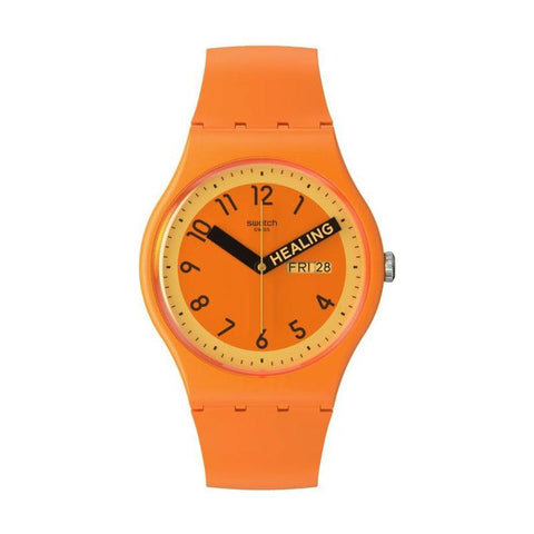 The Watch Boutique Swatch PROUDLY ORANGE Watch SO29O700