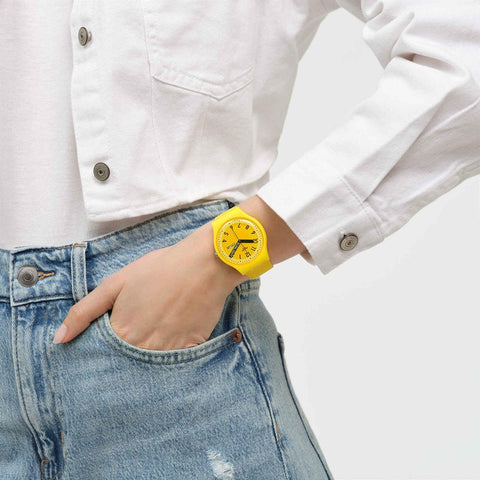 The Watch Boutique Swatch PROUDLY YELLOW Watch SO29J702