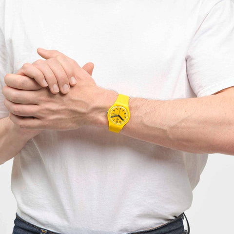 The Watch Boutique Swatch PROUDLY YELLOW Watch SO29J702
