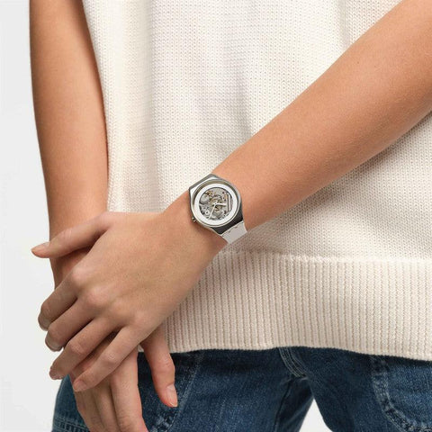 The Watch Boutique Swatch PURE WHITE IRONY Watch SYXS138
