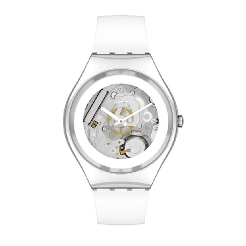 The Watch Boutique Swatch PURE WHITE IRONY Watch SYXS138