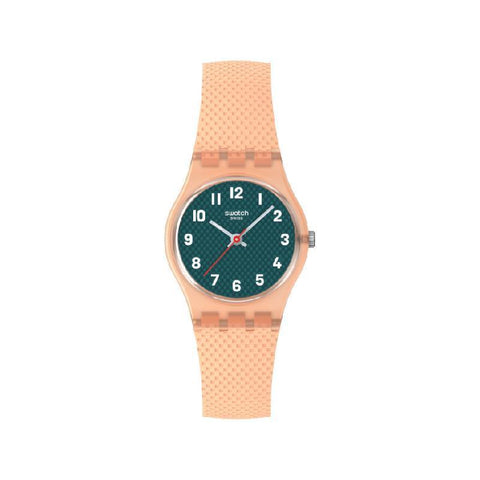 The Watch Boutique Swatch Peachy Weave Watch LO117