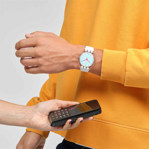 The Watch Boutique Swatch Polawhite Pay! Watch - SO29K116-6000