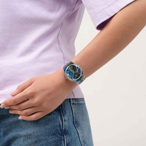 The Watch Boutique Swatch Pollock's Alchemy Watch - SUOZ366