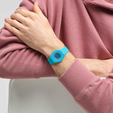 The Watch Boutique Swatch RADIANTLY TEAL Watch SS08N114