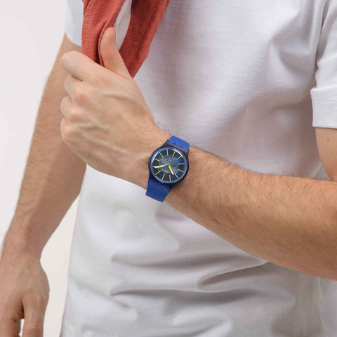The Watch Boutique Swatch REVEALED IN THE DEPTHS Watch SO29I100