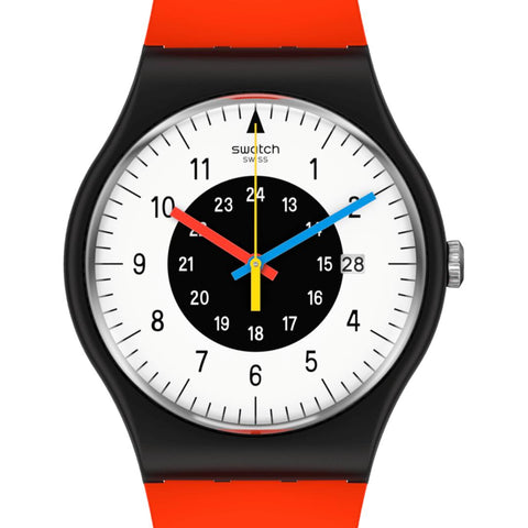 Swatch Rouge & Noir Watch - SO32B401-STD