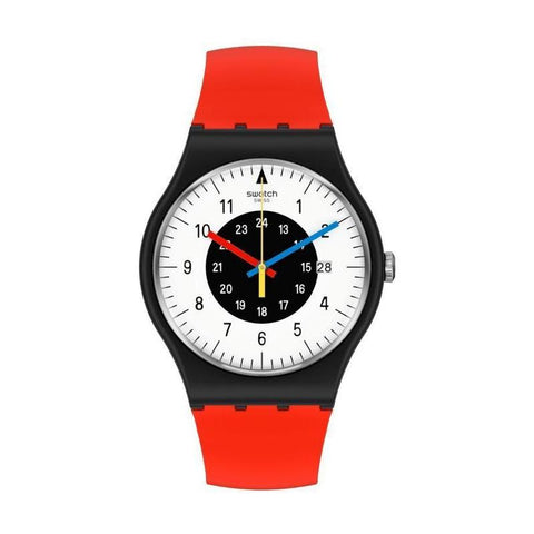 Swatch Rouge & Noir Watch - SO32B401-STD