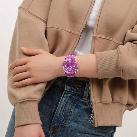 The Watch Boutique Swatch SCUBAQUA Flower Hat Bioceramic Watch - SSCU09P100