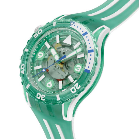 The Watch Boutique Swatch SCUBAQUA MEDUSAE Bioceramic Watch- SSCU09L100