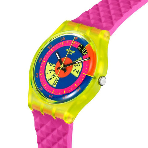 The Watch Boutique Swatch SHADES OF NEON Watch SO28J700