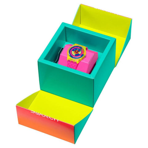 The Watch Boutique Swatch SHADES OF NEON Watch SO28J700