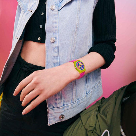 The Watch Boutique Swatch SHADES OF NEON Watch SO28J700
