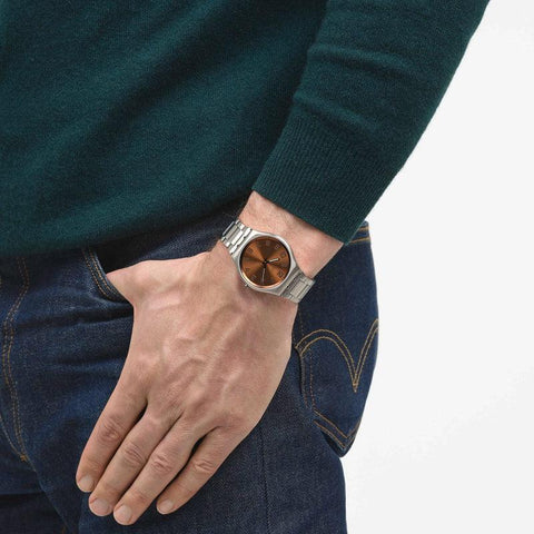 The Watch Boutique Swatch SKIN IRONY BRONZE Watch SS07S122G
