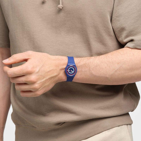 The Watch Boutique Swatch SWATCH BLUE TO BASICS Watch SO28N703