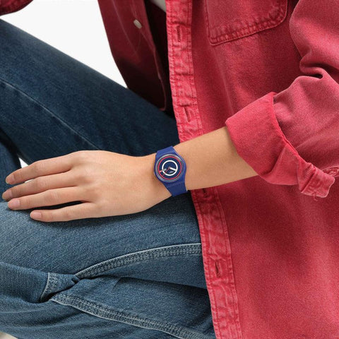 The Watch Boutique Swatch SWATCH BLUE TO BASICS Watch SO28N703