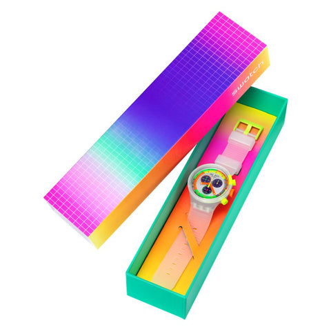 The Watch Boutique Swatch SWATCH NEON JELLY Watch SB02K100