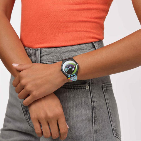 The Watch Boutique Swatch Street Eye Watch - SUOZ372