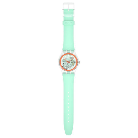 The Watch Boutique Swatch Sweetly Mint Pay! Watch - SO29K120-6000