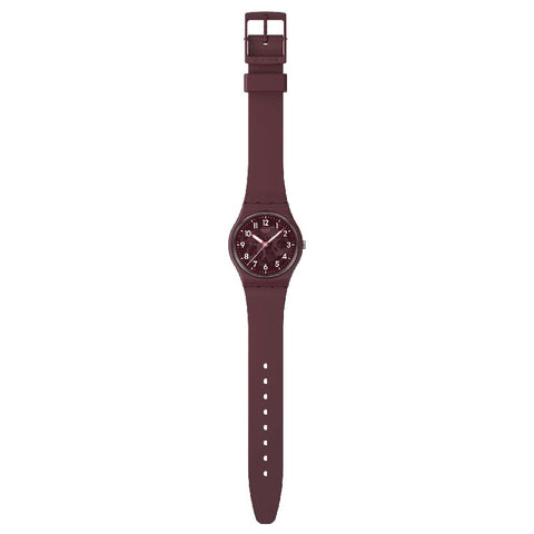 The Watch Boutique Swatch THRU THE CROWN GLASS Watch SO28R115