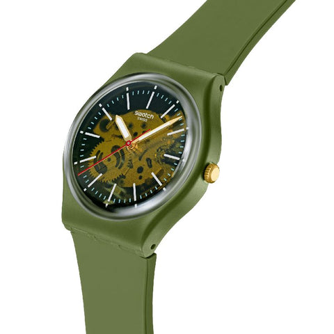 The Watch Boutique Swatch THRU THE GREENERY Watch SO28G110