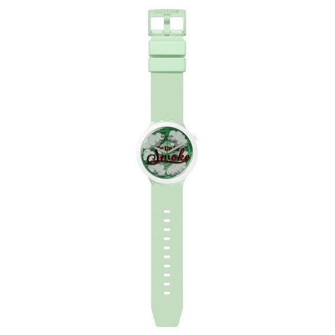 The Watch Boutique Swatch UP IN SMOKE Watch SB03Z103