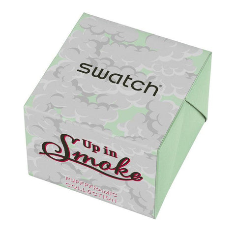 The Watch Boutique Swatch UP IN SMOKE Watch SB03Z103