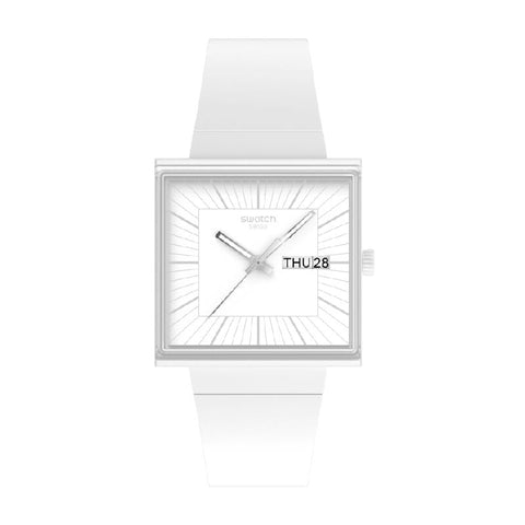 The Watch Boutique Swatch WHAT IFALLWHITE? Watch SO34W700