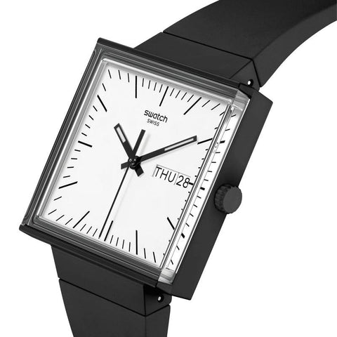 The Watch Boutique Swatch WHAT IFBLACK? BIOCERAMIC Watch SO34B700