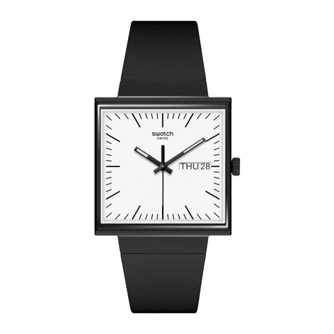The Watch Boutique Swatch WHAT IFBLACK? BIOCERAMIC Watch SO34B700