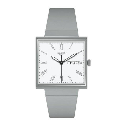 The Watch Boutique Swatch WHAT IFGRAY? BIOCERAMIC Watch SO34M700