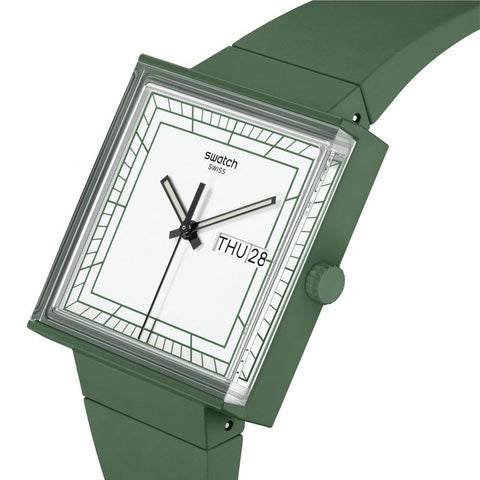 The Watch Boutique Swatch WHAT IFGREEN? BIOCERAMIC Watch SO34G700