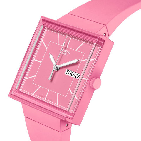 The Watch Boutique Swatch WHAT IFROSE? BIOCERAMIC Watch SO34P700