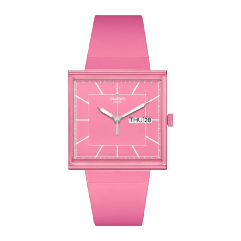 The Watch Boutique Swatch WHAT IFROSE? BIOCERAMIC Watch SO34P700