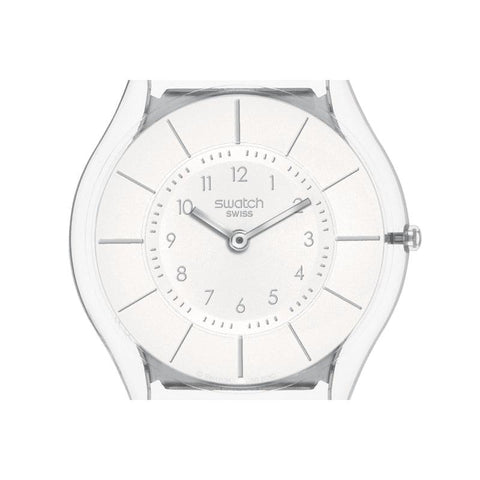 The Watch Boutique Swatch WHITE CLASSINESS Watch SS08K102-S14