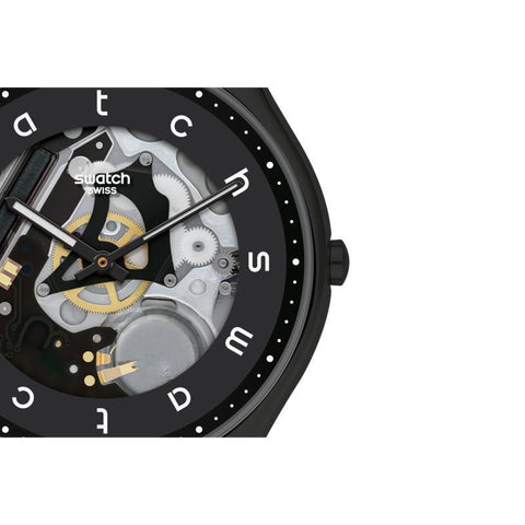 The Watch Boutique Swatch WHITE SIDE Watch SS07B101