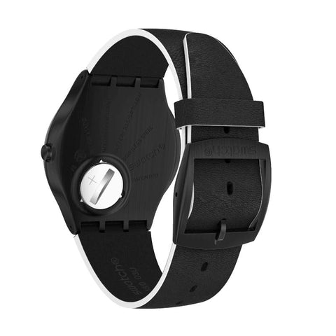 The Watch Boutique Swatch WHITE SIDE Watch SS07B101