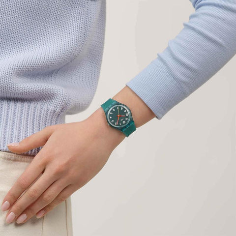 The Watch Boutique Swatch Wavelengths of Moss Watch SO28L100