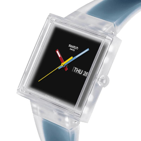 The Watch Boutique Swatch What If...See Thru Black Watch - SO38K700