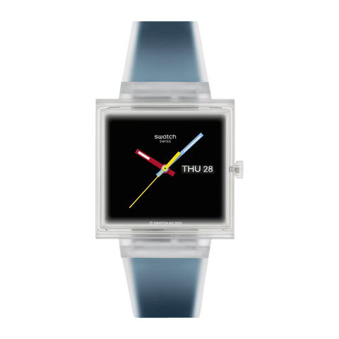 The Watch Boutique Swatch What If...See Thru Black Watch - SO38K700