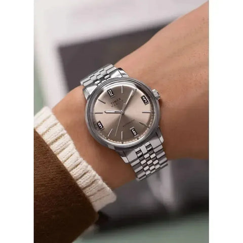 The Watch Boutique TIMEX Marlin® Automatic 40mm Stainless Steel Bracelet Watch