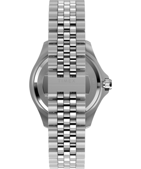 Timex Deepwater Meridian 200 Automatic GMT Stainless Steel Bracelet Watch Green Dial