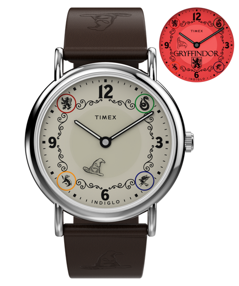 Timex Weekender Harry Potter Gryffindor Leather Strap Watch